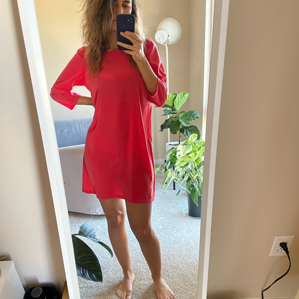 Mango Satin mini Dress EUC